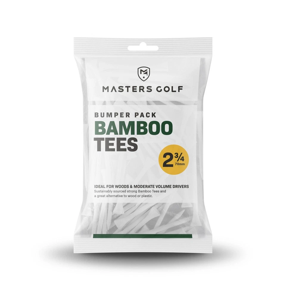 Masters Bamboo Tees (Bag of 110) 2 3/4" White 2 3/4" White - Image 1 of 1