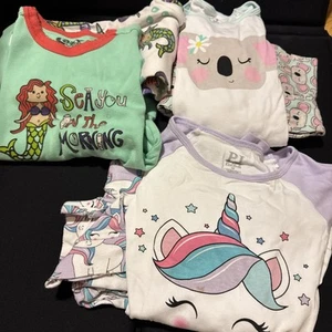 Girls Children’s Place Pajamas Bundle Size 8/10 PJ Sets Pants - Picture 1 of 5