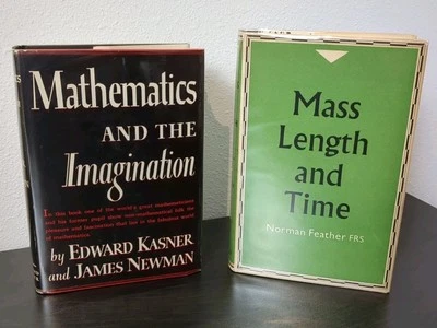 Mathematics and the Imagination Edward Kasner James Newman + Bonus Lot - Image 1 of 4