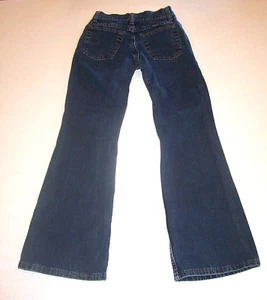 Pantalones de mezclilla de algodón azul corte bota para niñas Lee Riders 10 delgados - Imagen 1 de 2
