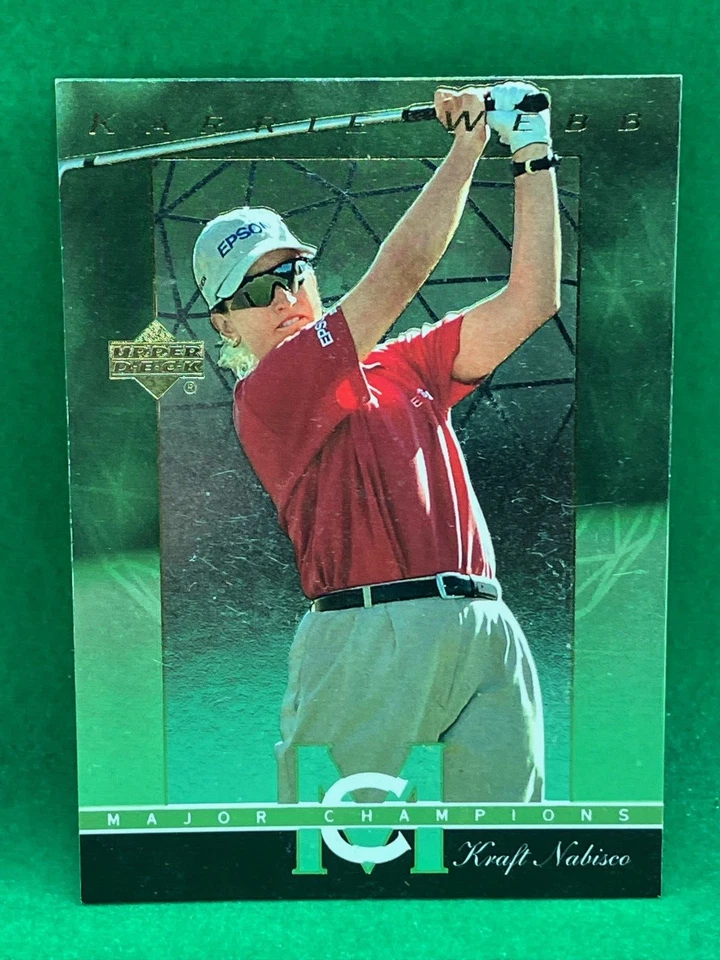 Tarjeta subconjunto 2003 Upper Deck LPGA Golf Karrie Webb Major Champions #mc-32 Foto 1 de 1