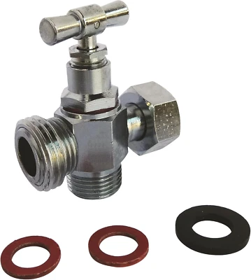 , Robinet De WC 3 Voies Chromé Pour Raccordement WC Et Douchette, Kit Complet Av - Photo 1/4