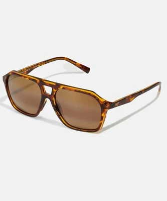 GAFAS DE SOL MAUI JIM WEDGES TÍMIDAS TORT ÁMBAR POLAR HCL BRONCE VIDRIO H880-10 NUEVAS 57 Foto 1 de 4