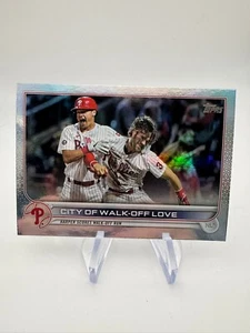 2022 Topps 1st Edition City of Walk-Off Love Philadelphia Phillies #321 Silver - Picture 1 of 2