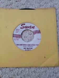 The Beatles SIE LIEBT DICH/I'll Get You 1964 SWAN RECORDS Rare 45 RPM Record - Picture 1 of 7
