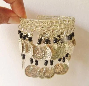 Sexy tobillera egipcia de danza del vientre ajustable de alta calidad para el brazo gitano NUEVA_DORADA - Imagen 1 de 1