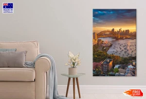 Imagen de paisaje urbano de Sydney, Australia impresión en lienzo decoración del hogar sin marco - Imagen 1 de 5