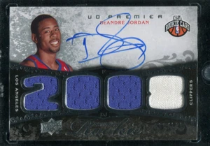 2008 UD PREMIER ROOKIE DEANDRE JORDAN #130 CLIPPERS /199 AUTO PATCH BJ1 - Picture 1 of 1