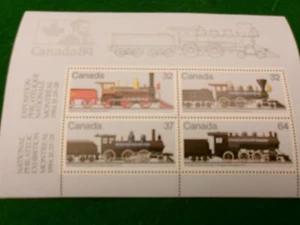 Scott 1039a Canada '84 Philatelic mini sheet Montreal Exhibition P100 - Bild 1 von 2