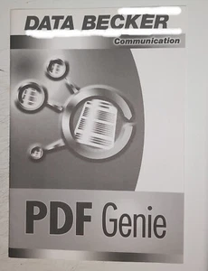 PDF Genie od Data Becker + CD ROM - Zdjęcie 1 z 5