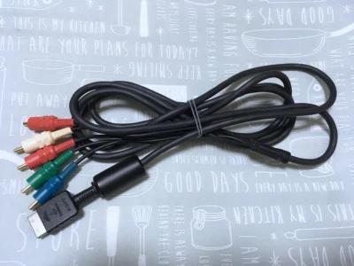 OFFICIAL GENUINE SONY PLAYSTATION PS COMPONENT AV CABLE SCPH-10100 - Image 1 of 4