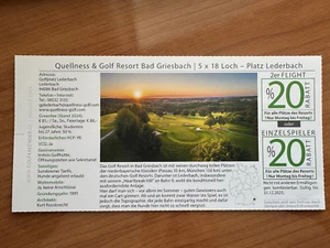 +++ Gutschein Quellness & Golf Resort Bad Griesbach +++ - Bild 1 von 1