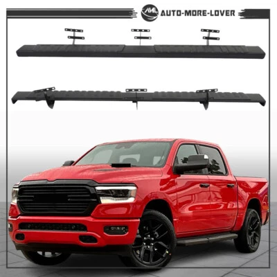 For 2019-2023 Dodge Ram 1500 Crew Cab 6" Side Step Running Board Nerf Bar BLK H - Image 1 of 4