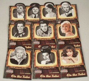 ON THE TUBE 2015 Panini Americana Insert Set  Joan Collins, Ava Gardner ++