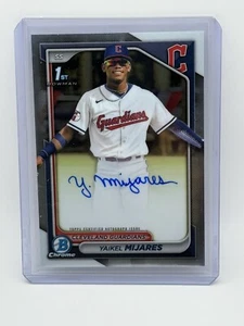 2024 Bowman Chrome Yaiker Mijares 1st Autograph #CPA-YMI - Picture 1 of 2