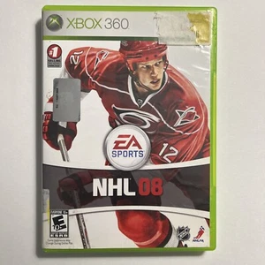 Disco y caja NHL 08 (Microsoft Xbox 360, 2007). Sin manual - Imagen 1 de 3