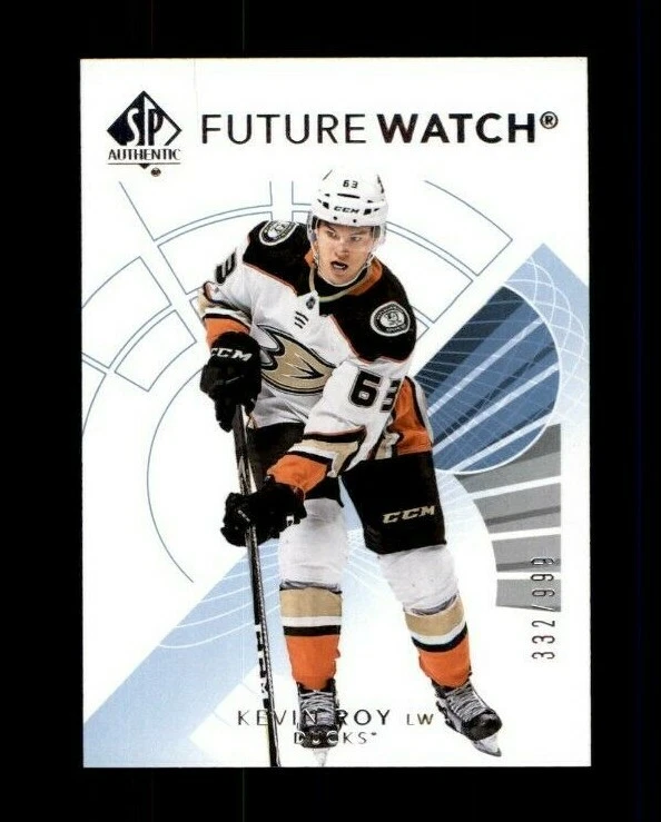  2017-18 SP Authentic #191 Kevin Roy FW RC 332/999 (ref 105762) - Image 1 of 1