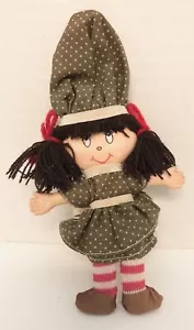 1981 flache Keksdose Friends SCHOKOLADENCHIP biegbare Puppe Vintage Katze - Bild 1 von 2