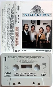 STATLER BROS. *VG* "RADIO GOSPEL FAVES" 1986 US MERCURY CASSETTE (CLUB EDITION) - Foto 1 di 1