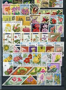 Lot Blumenmotive o ( 38465 ) - Picture 1 of 2