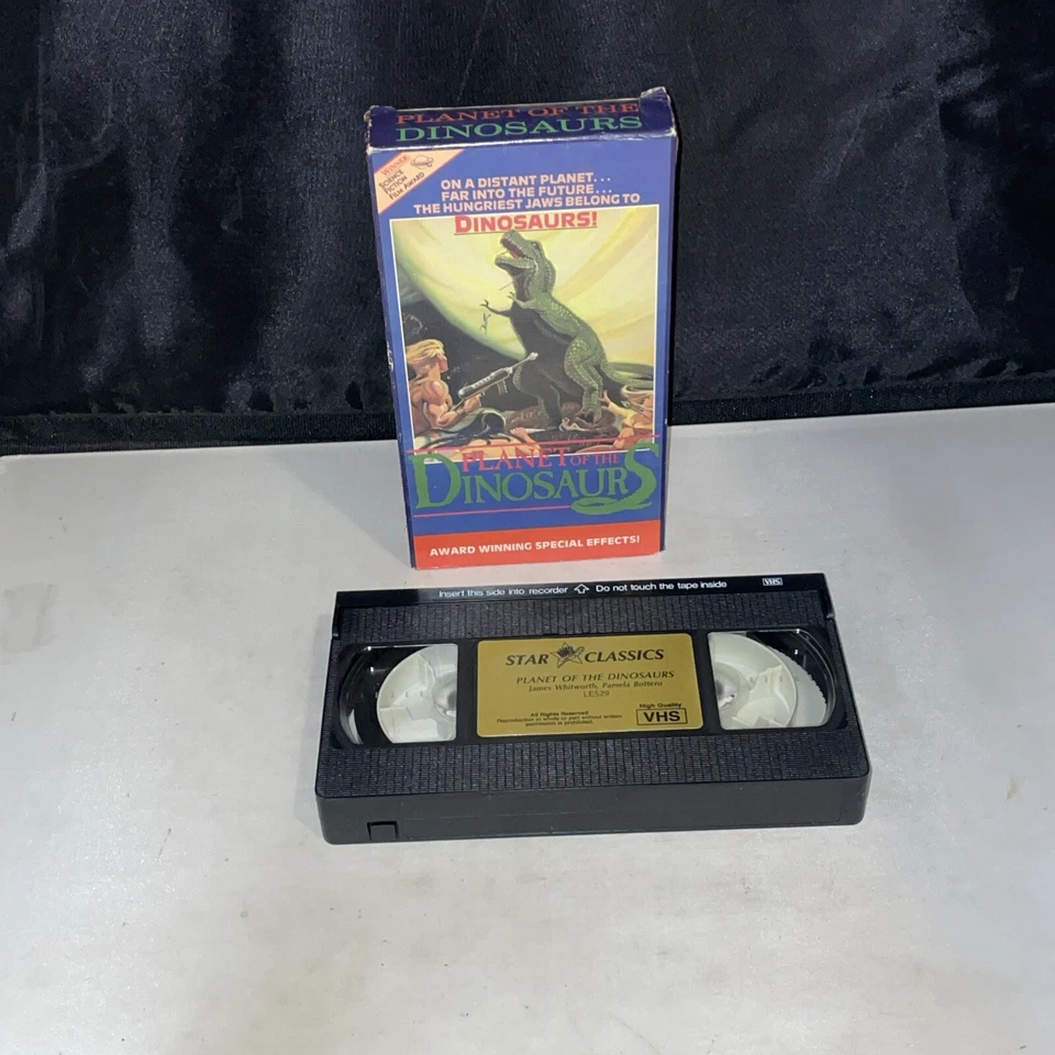 Planet of the Dinosaurs (VHS 1987) Vintage Media Science Fiction play tested Foto 1 de 1