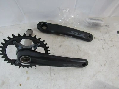 Shimano SLX Crankset 175mm 1x12 w/ 32t Chainring FC-M7100 Dark Grey - Image 1 of 4