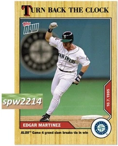 Topps Now 2020 retrocede el reloj Edgar Martínez #191 - Imagen 1 de 1