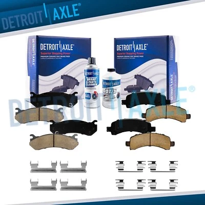 Pastillas de freno delanteras traseras de cerámica de 6 piezas para Cadillac Escalade Avalanche Express 1500 Foto 1 de 4