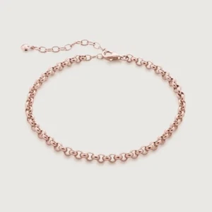 NEW in Box MONICA VINADER 18k Rose Gold Vintage Chain Bracelet $198 - Picture 1 of 9