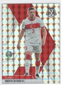 2021 Panini Mosaic UEFA Euro Merih Demiral Silver Mosaic Prizm Turkey No. 99 - Picture 1 of 2