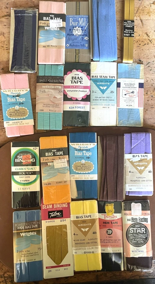 20  Colorful Ribbon Tape Packs for Sewing + Decorating (Batch R16) - Image 1 of 4