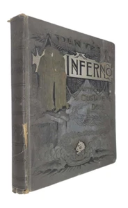 Dante's Inferno Hardcover 1890 Gustave Dore - Alighieri - Altemus - POOR cond. - Imagen 1 de 7