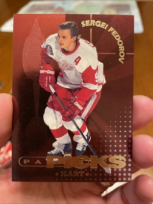 Parkhurst Sergei Fedorov 1995/96 raro 1 de 1000 International Parkie #PP3 como nuevo Foto 1 de 2