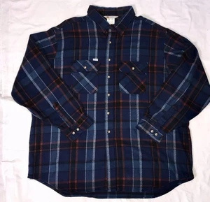 Vintage Carhatt schwer Flanell kariert hergestellt in den USA Herren 3XL Knopfleiste Langarm  - Bild 1 von 8