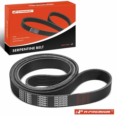 Cinturón serpentino de alta resistencia A-Premium 82,59 pulgadas para Chevrolet C6500 Kodiak GMC Foto 1 de 4