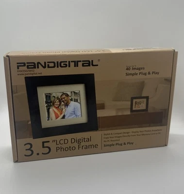 Pandigital Photo Frame 3.5 40 Images Simple Plug & Play - Image 1 of 4