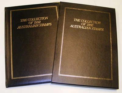Australia Post 1992 Leather Year Album collection PO Cost $84.95 Retail $150 MUH - Image 1 of 4