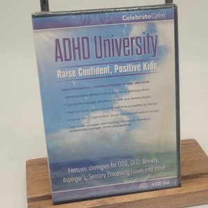 Sealed ADHD University Raise Confident, Positive Kids 4x Cd from Celebrate Calm - Picture 1 of 2