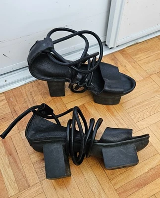 Trippen platform leather sandals, shoes, gothic avantgarde fetish langenlook - Image 1 of 4