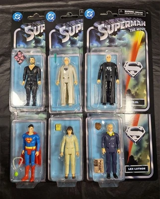 Superman Movie Figures 2025 Spin Master SET OF 6 NEW FREE SHIPPING (6) - Image 1 of 4