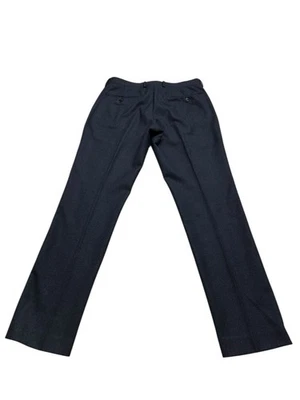 J.CREW Men Dress Pants Size 32x32 Bowery Straight Wool Flat Front Navy Preppy - Image 1 of 4