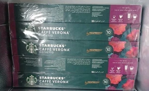 50 Starbucks Caffe Verona Ristrettto von Nespresso.  Original Maschinen. Neu.01/26 - Bild 1 von 3