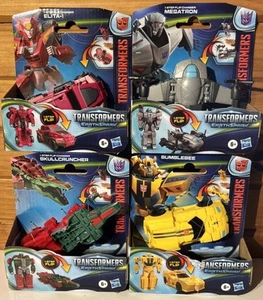Transformers EarthSpark 1-Step Flip Changer Lot   (4) Megatron Bumblebee N More - Picture 1 of 7