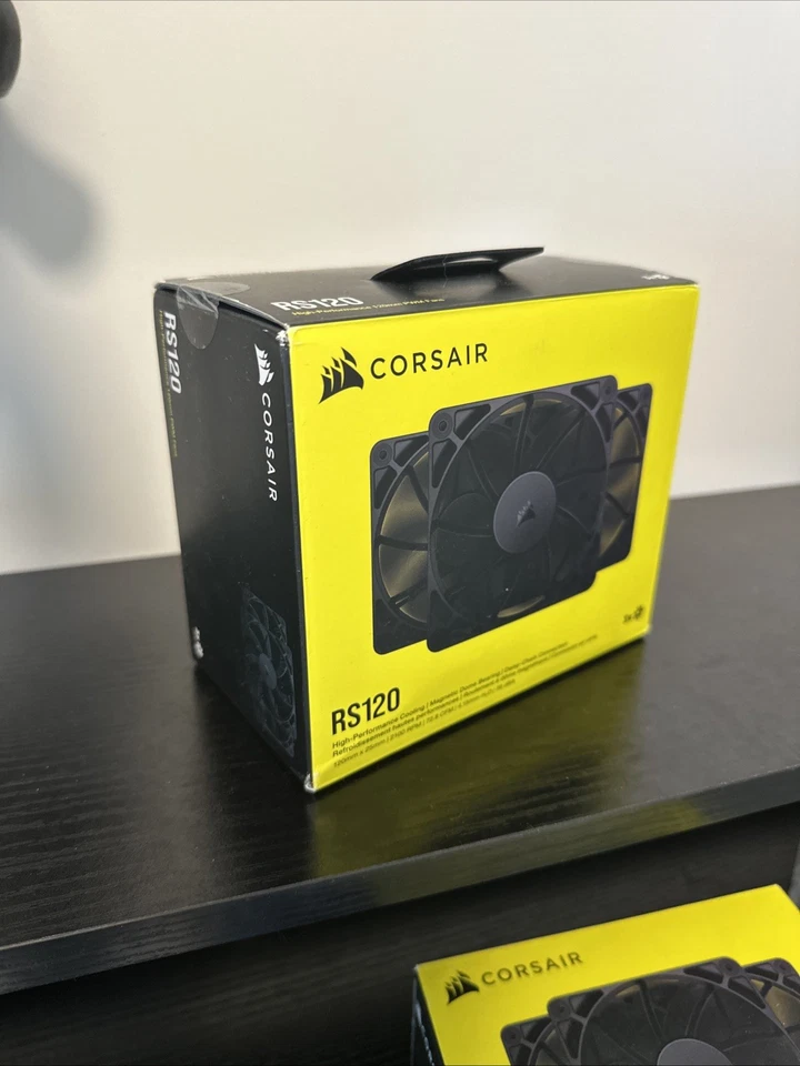 Corsair Rs120 High Performance PWM Case Fan Black 3 Pack - Image 1 of 1