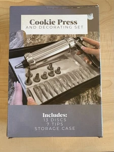 Vita Goods Cookie Press and Decorating Set Sealed Never Used Christmas Spritz - Picture 1 of 12