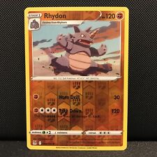 Rhydon Reverse Holo 90/196 - Lost Origin Pokemon Card - NM/Mint