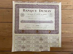 BANK DEMAY (L) - Bild 1 von 1