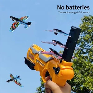 Catapult Plane Foam Air Battle One-Click Ejection Model Launchers Toy Glider Mod - Picture 1 of 10