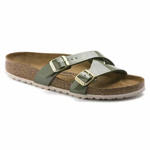 Birkenstock Birko Flor YAO BALANCE Patent Khaki BNIB 1013531 1013532 - Bild 1 von 11