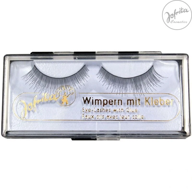Jofrika Cosmetics 718003 Echthaar Deluxe, Wimpern in Echthaaroptik